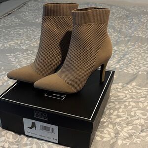 MIA Women's Brown Heeled Boots